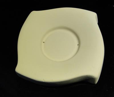 Füzyon cam çöktürme kalıbı- Çay Tabağı-12x12x1,5cm