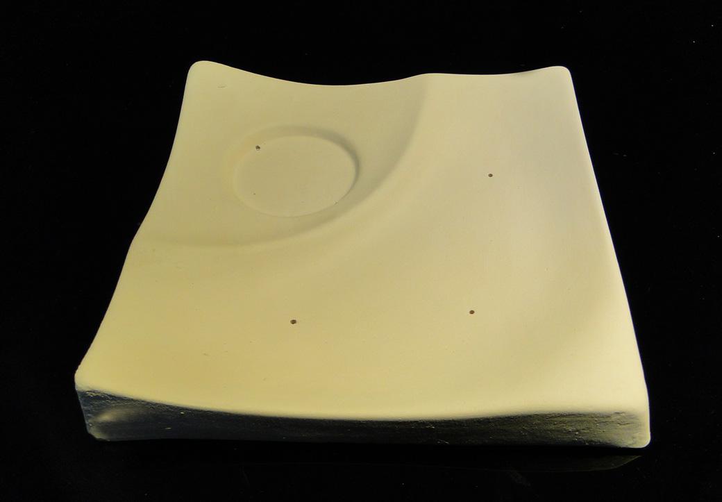 Füzyon cam çöktürme kalıbı- SOSLUK- 18x18x2,5cm