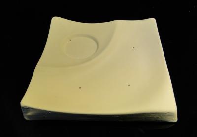 Füzyon cam çöktürme kalıbı- SOSLUK- 18x18x2,5cm
