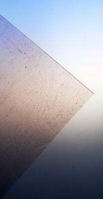 PENCERE CAMINA UYUMLU Gri Renkli Şeffaf Plaka Cam